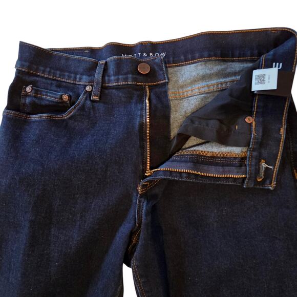 Mott & Bow Dark Wash Straight Leg Jeans Men's sz 32x32 - Picture 6 of 11